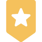 Badge Icon Yellow