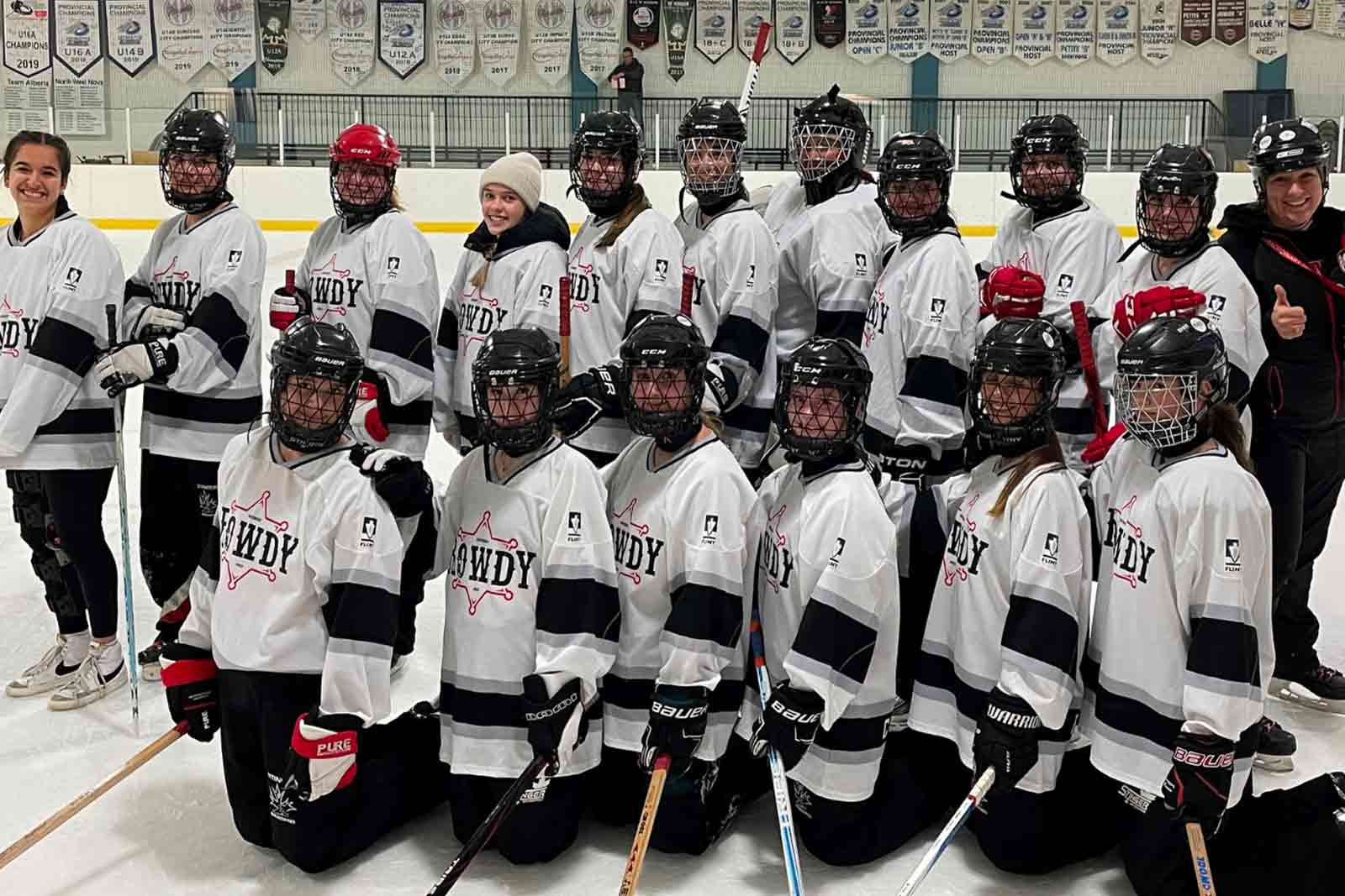 Flint Community Rowdy Hockey Team